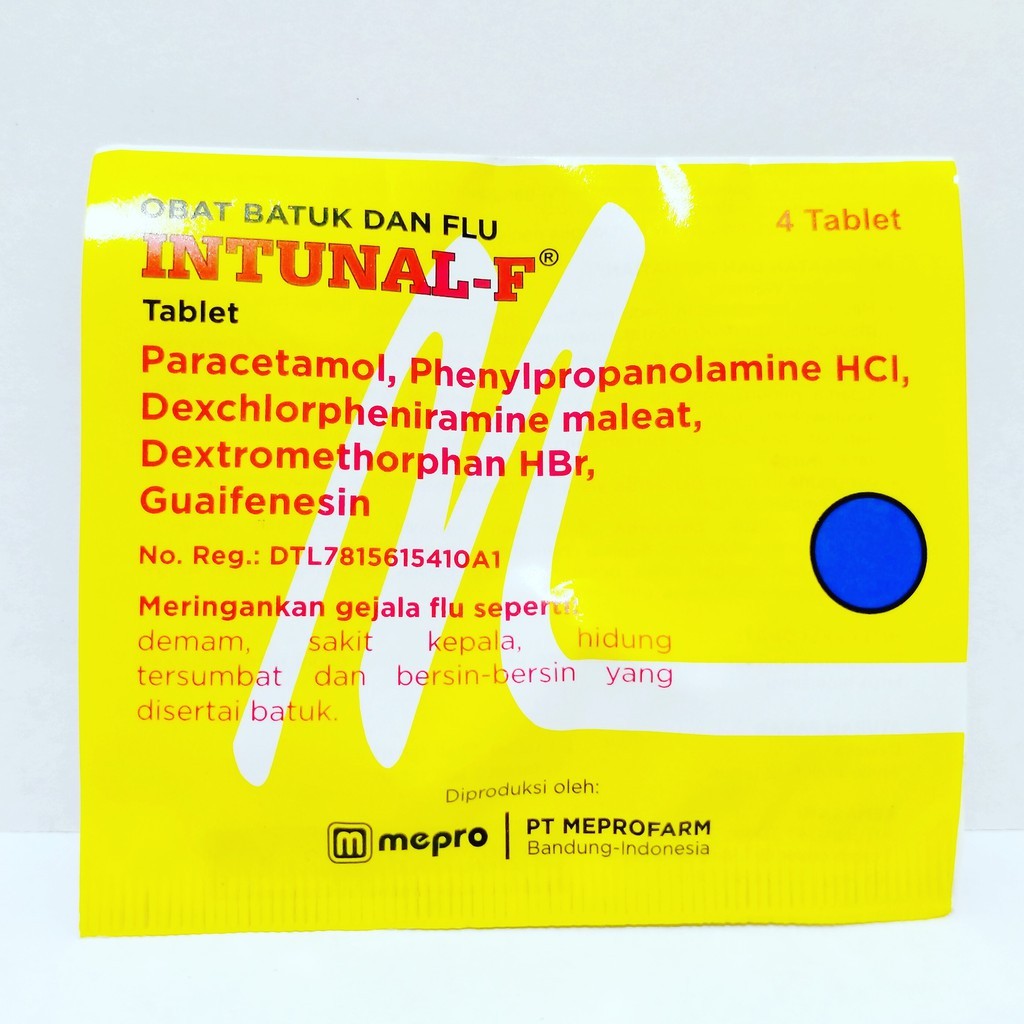 Intunal F Tablet isi 4